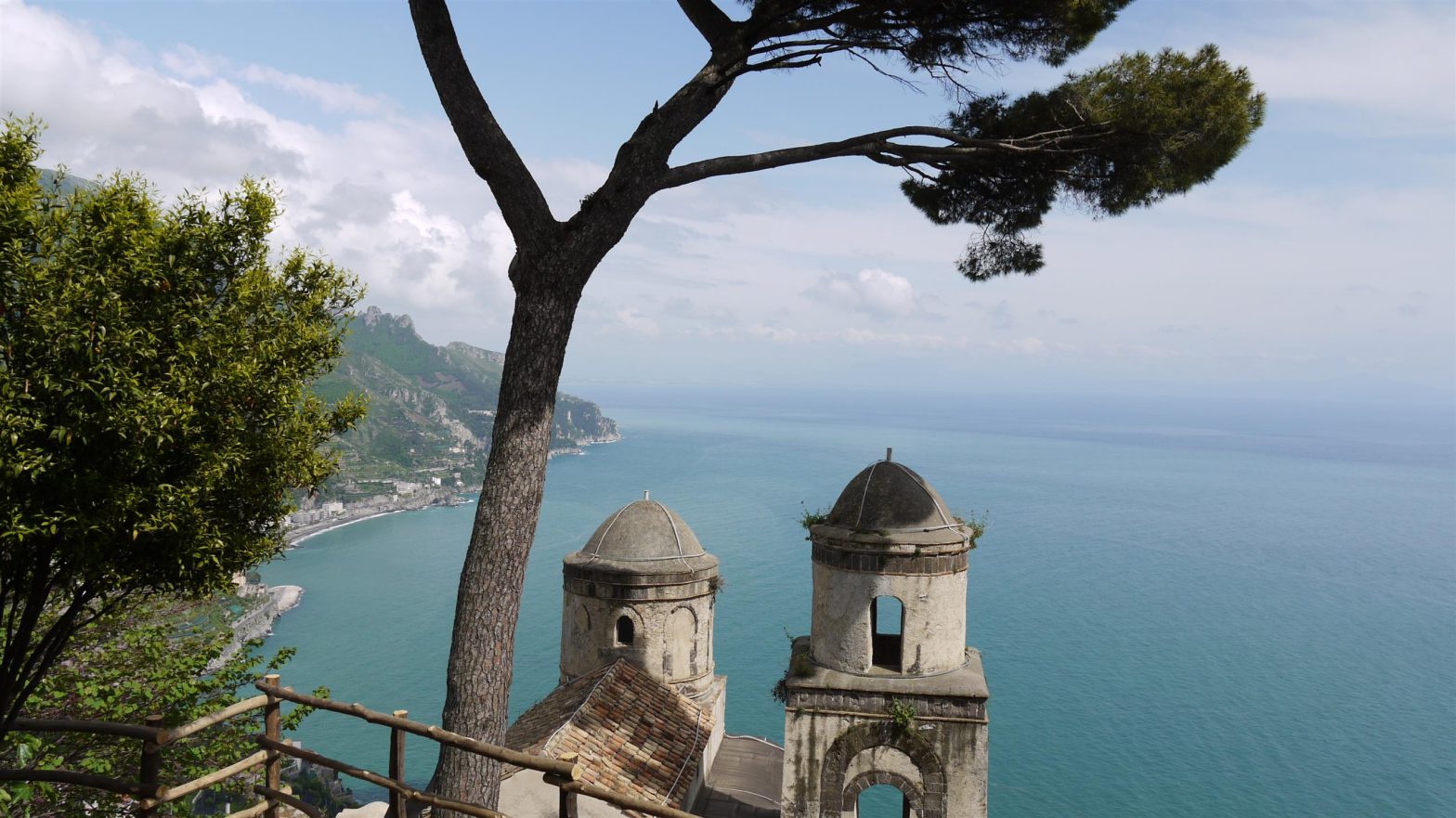 Blick auf die Amalfi Küste, Villa Rufolo
