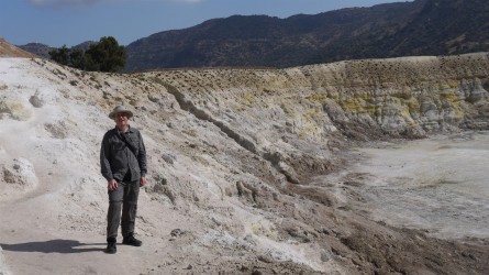 Abstieg in die Caldera, Nisyros