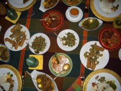 Abendessen in Myanmar