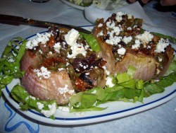 Stuffed Onions - gefüllte Zwiebel, Griechenland