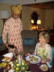 Privates Abendessen, The Oberoi Amarvilas Hotel, Agra