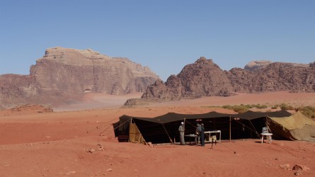 Tee bei Beduinen, Wadi Rum