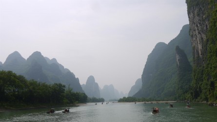 Bootfahrt am Li-Fluss