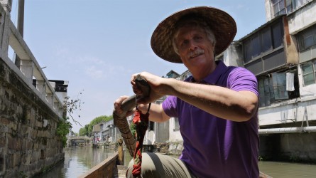 Bootsfahrt am Kaiserkanal, Suzhou