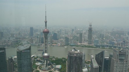 Blick vom Jin Mao Tower, Pudong, Shanghai