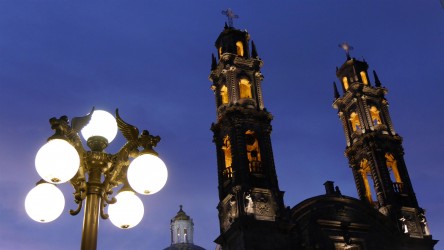 Abendstimmung in Puebla