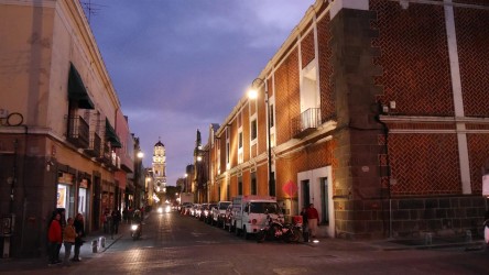 Abendstimmung in Puebla