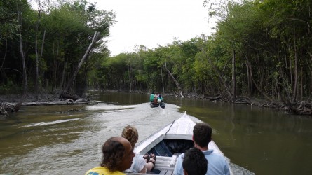 Am Rio Puraquequara unterwegs zu unserer Lodge