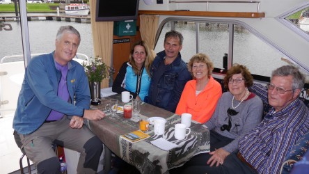 Treffen mit Kitty und Gerd, Lough Key Marina