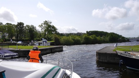 Auslaufen von Dromod Harbour