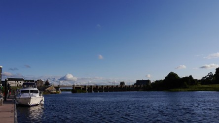 Unser Liegeplatz in Shannonbridge