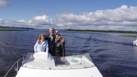 Rückfahrt vom Lough Derg nach Portumna