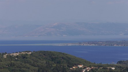 Blick auf alte Saline, Chlómos