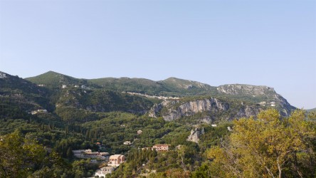 Bergblick von Paleokastrítsa