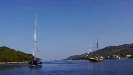 Unser Frühstücksplatz - Inseln vor Syvota