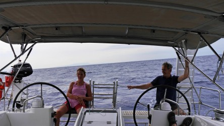 Querung der Straße von Korfu