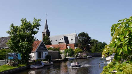 Ausblick von der Hotelterrasse, Heeg