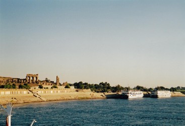 Blick auf Kom Ombo