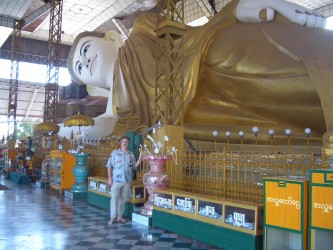 Shwethalyaung Pagode Declining Buddha, Bago Liegender Buddha, Bago