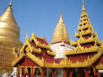 Shwezigon pagode, Bagan Shwezigon Pagode, Bagan