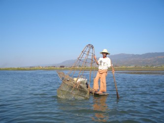 Inle lake Fischer am Inle See