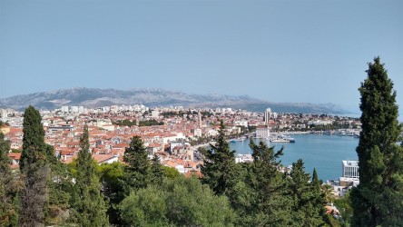 Blick auf Split vom Marjan-Hügel
