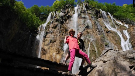 Großer Wasserfall Veliki slap, untere Seen