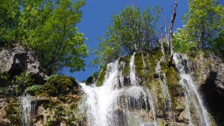 Großer Wasserfall Veliki slap, untere Seen