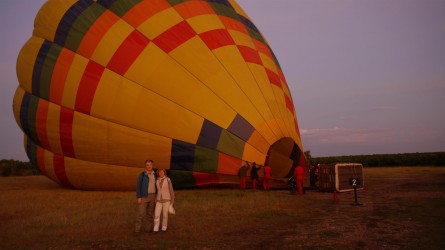 Frühmorgendliche Ballonfahrt, Massai Mara