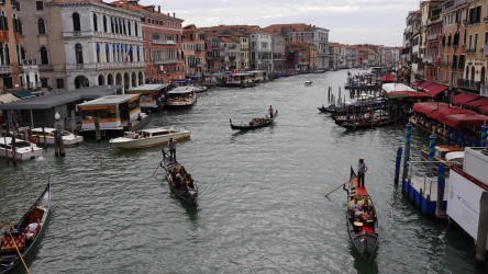 Blick von Ponte de Rialto, Venedig