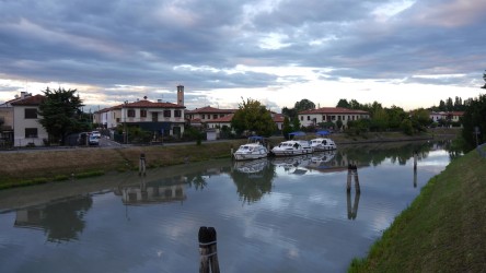 Unser Liegeplatz in Mira