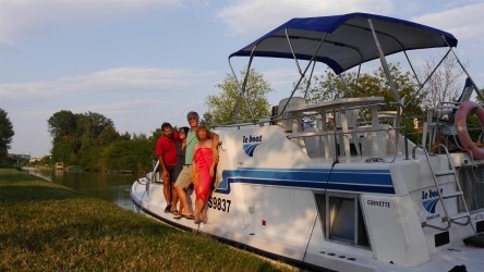 Übernachtung stromaufwärts von Dolo