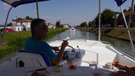 Rückfahrt zur Lagune, Brenta-Kanal