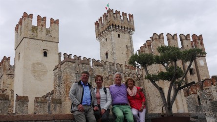 Rupert, Christine, Christian, Herta in Sirmione