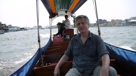 Im Longtailboot am Chao Phraya, Bangkok