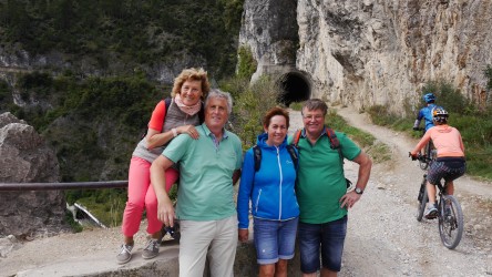 Wanderung auf der Sentiero del Ponale