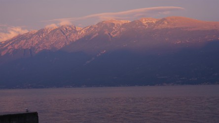 Abendlicher Ausblick von Gargnano