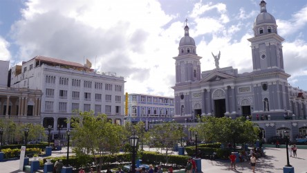 Catedral & Parque Cespedes, Santiago de Cuba