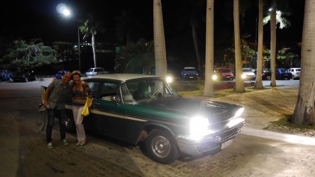 Mit Oldtimer zurück ins Hotel, Santiago