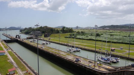 Centro de Visitantes, Miraflores Schleusen