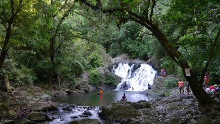 Badestopp, Seitenarm des Río Chagres