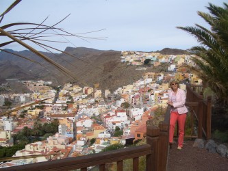 Blick auf die Inselhauptstadt San Sebastián
