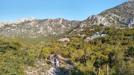 Wieder geht es hinauf auf die Hochebene