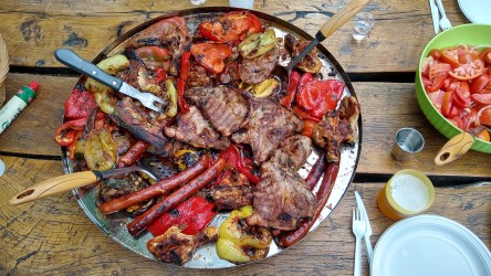 Kleiner Imbiss für die Wanderer