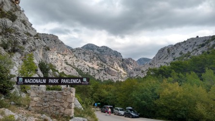 Nationalpark-Eingang und Velika Paklenica Schlucht