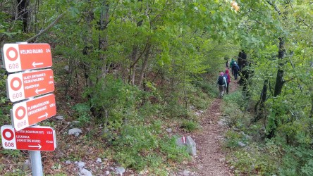 Oberhalb der Velika Paklenica Schlucht