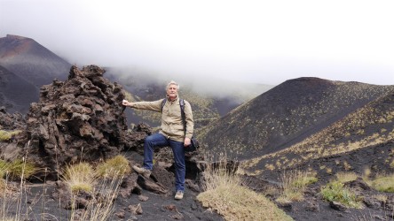 Lavalandschaft beim Etna Rifugio
