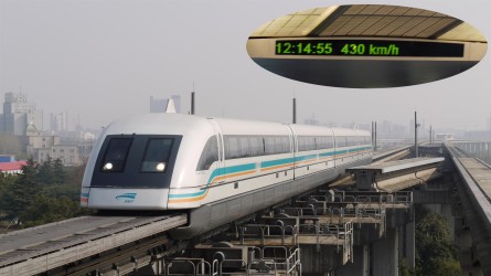 Mit der Maglev flott vom Flughafen in die Stadt