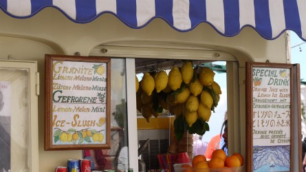 Zitronen in allen Variationen auf Capri