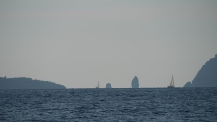 Durchfahrt Vulcano-Lipari